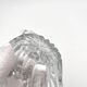 Ouraline Coupe Blown Glass Bohemia Shell Sculpture 1950