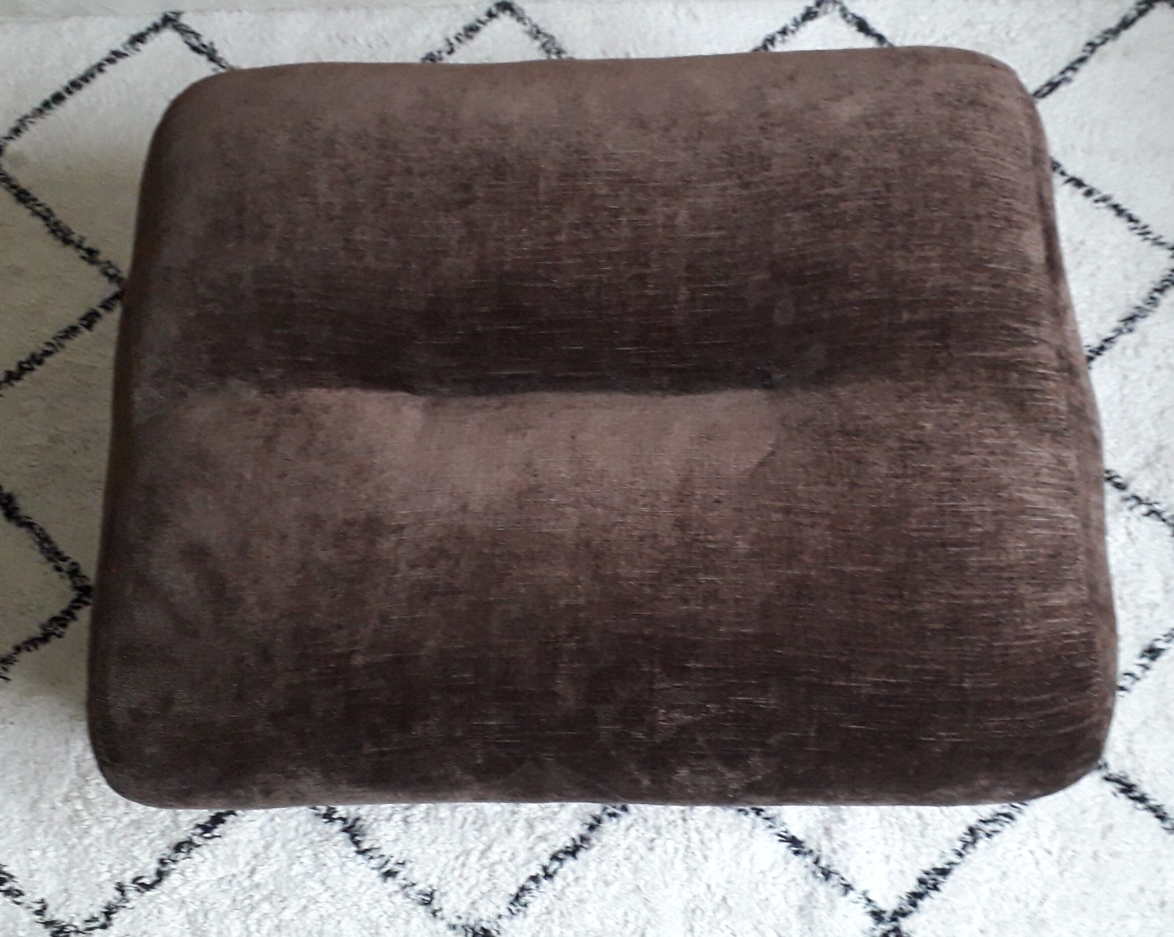 Pouf on wheels Ligne Roset 70s