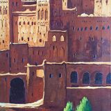 Painting HST Rachid Bouskri artist from Tinjdad (Morocco) Orientalist