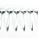 Georg jensen - cypress model - set of 6 table spoons in silver