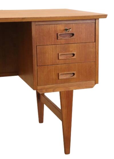 Deens bureau 'Haurvig' - teak mid century