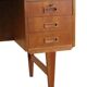 Deens bureau 'Haurvig' - teak mid century