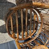 Emmanuelle armchair in rattan