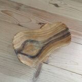 Vallauris catchall – Wood imitation enamel – Organic shape – 1950s–60s