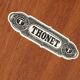 Round extendable dining table 2x 'Vienna' Thonet - mid-century modern style