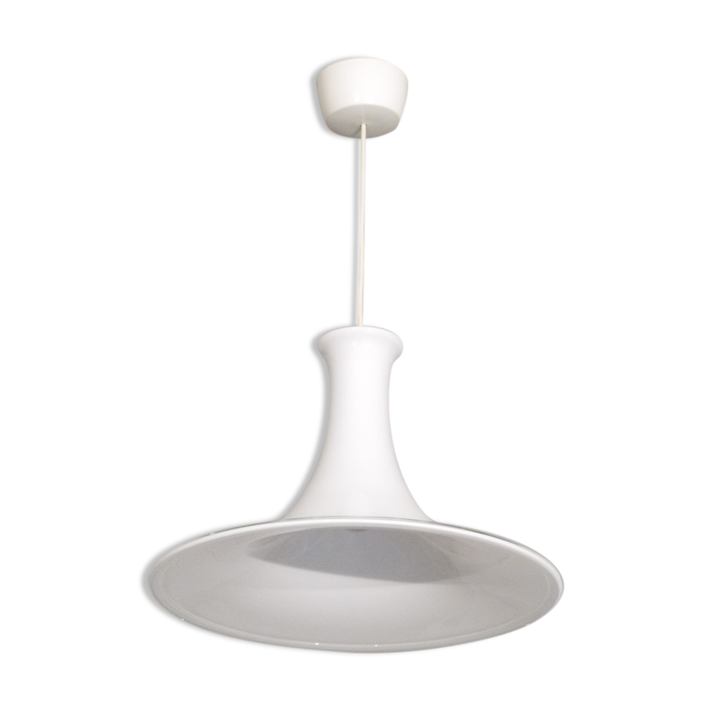 Danish glass "Mandarin" pendant lamp by Michael Bang for Holmgard