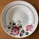 6 antique deep plates in faience from badonviller