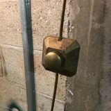 Floor lamp light brass 1970
