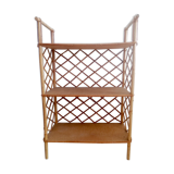 Vintage rattan shelf