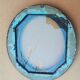 Black lacquered oval frame with its blown glass - Napoleon III - view 25.4 x 20.4