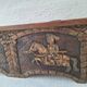 Artes de México Spanish colonial wood and iron carved painted coffer, 1940s