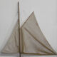 Pool sailboat, model of old boat