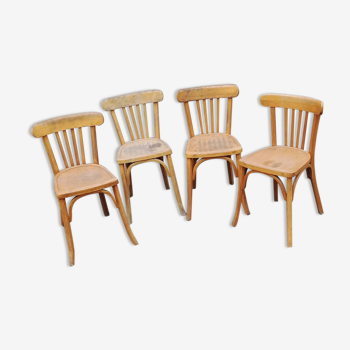 Set de 4 chaises bistrot Luterma