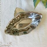 Vintage solid stainless steel sauceboat 18% solid stainless steel 70s