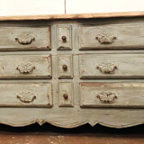 Storage cabinet patinated wood XX Century