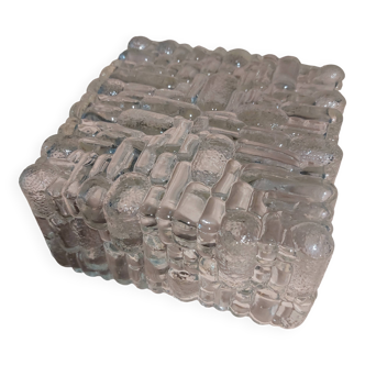 1950s glass ceiling light