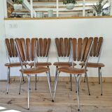 Suite of 6 “Petals” chairs circa 1970