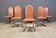 Vintage brass dining chairs by Belgochrom, 1970s