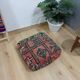 Handmade Berber pouf in wool 60 X 60 X 20 CM