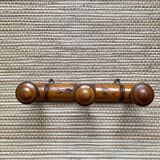 Antique wall coat rack
