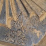 Art Nouveau style lamp 1950 Paris Star Trade Mark and glass paste