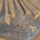 Art Nouveau style lamp 1950 Paris Star Trade Mark and glass paste
