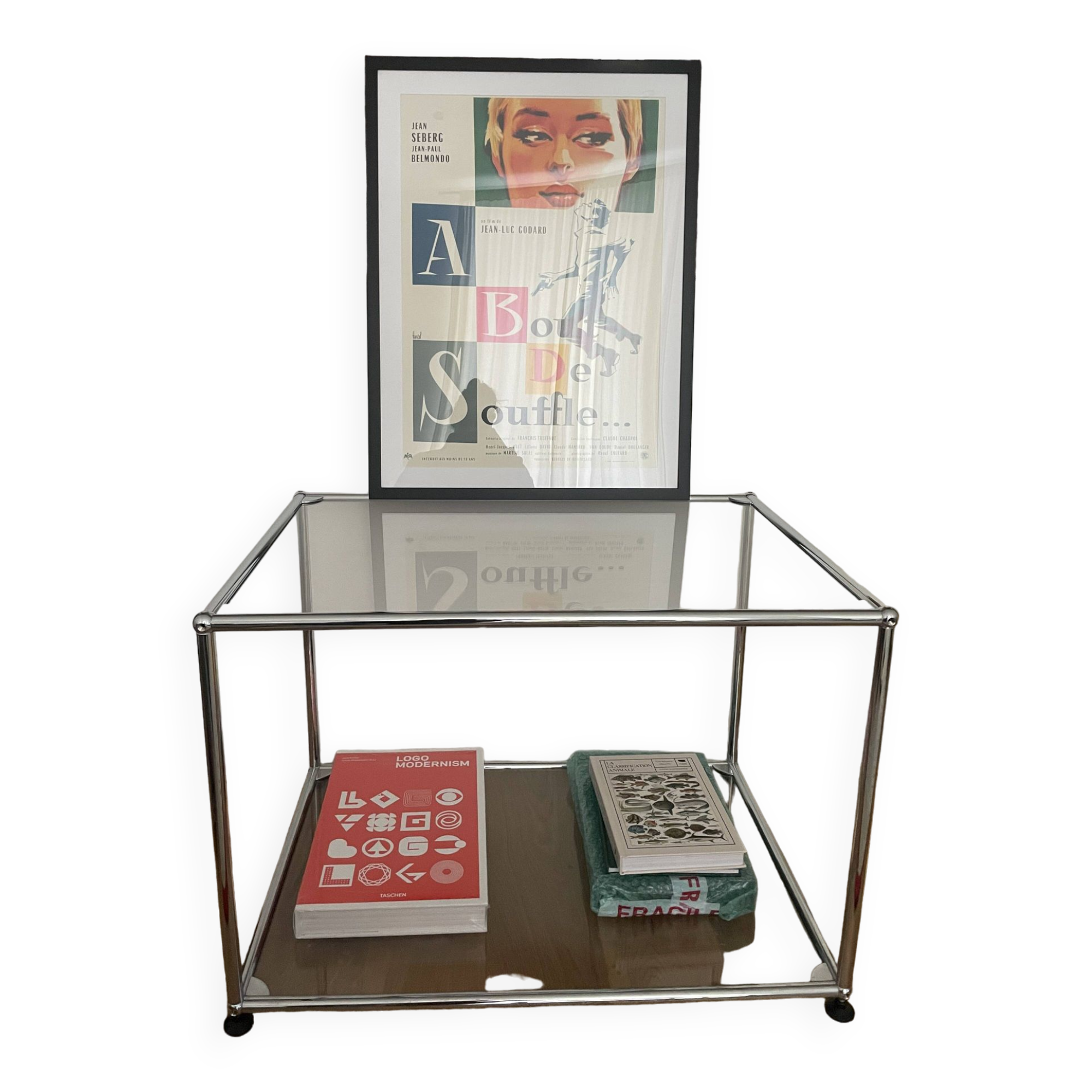 USM Haller furniture (steel and glass)