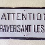 SNCF aluminium plate