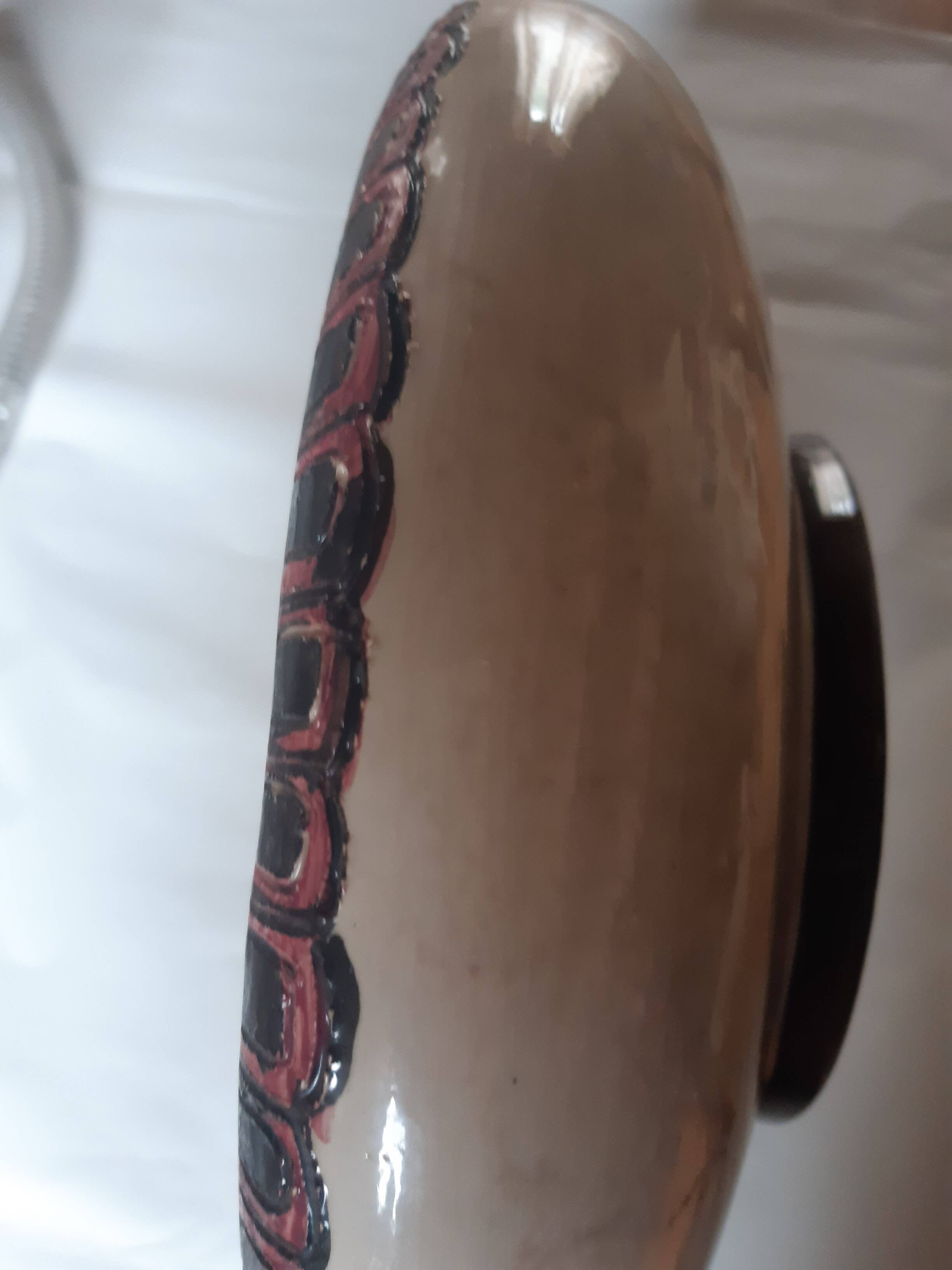 Large ceramic dish from Vallauris signed Jérôme Massier