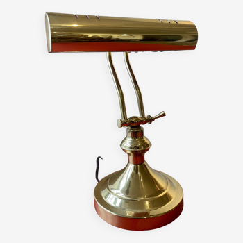 Notary lamp, golden banker's lamp