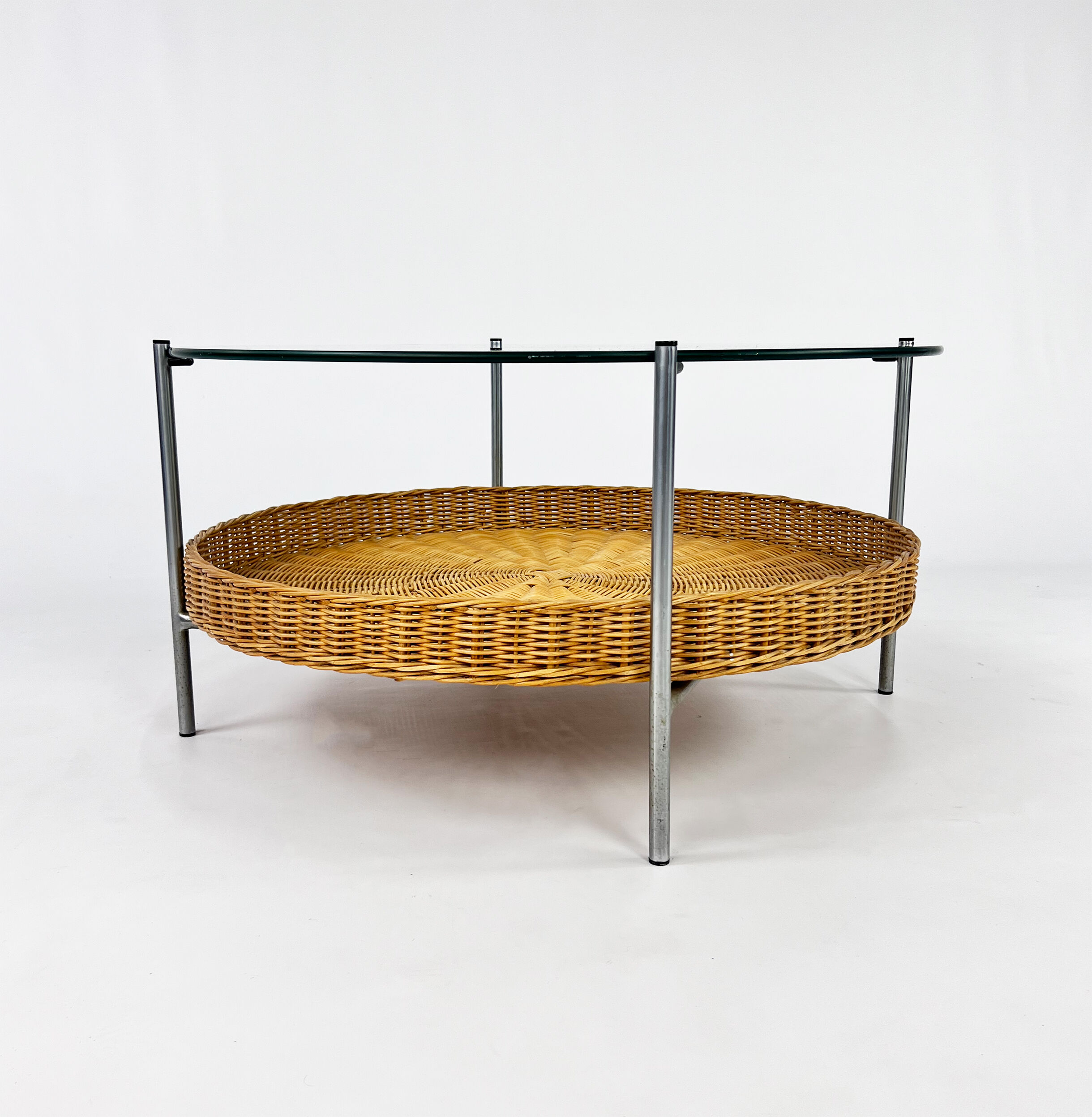 Vintage Round Coffee Table, Netherlands, 1960s