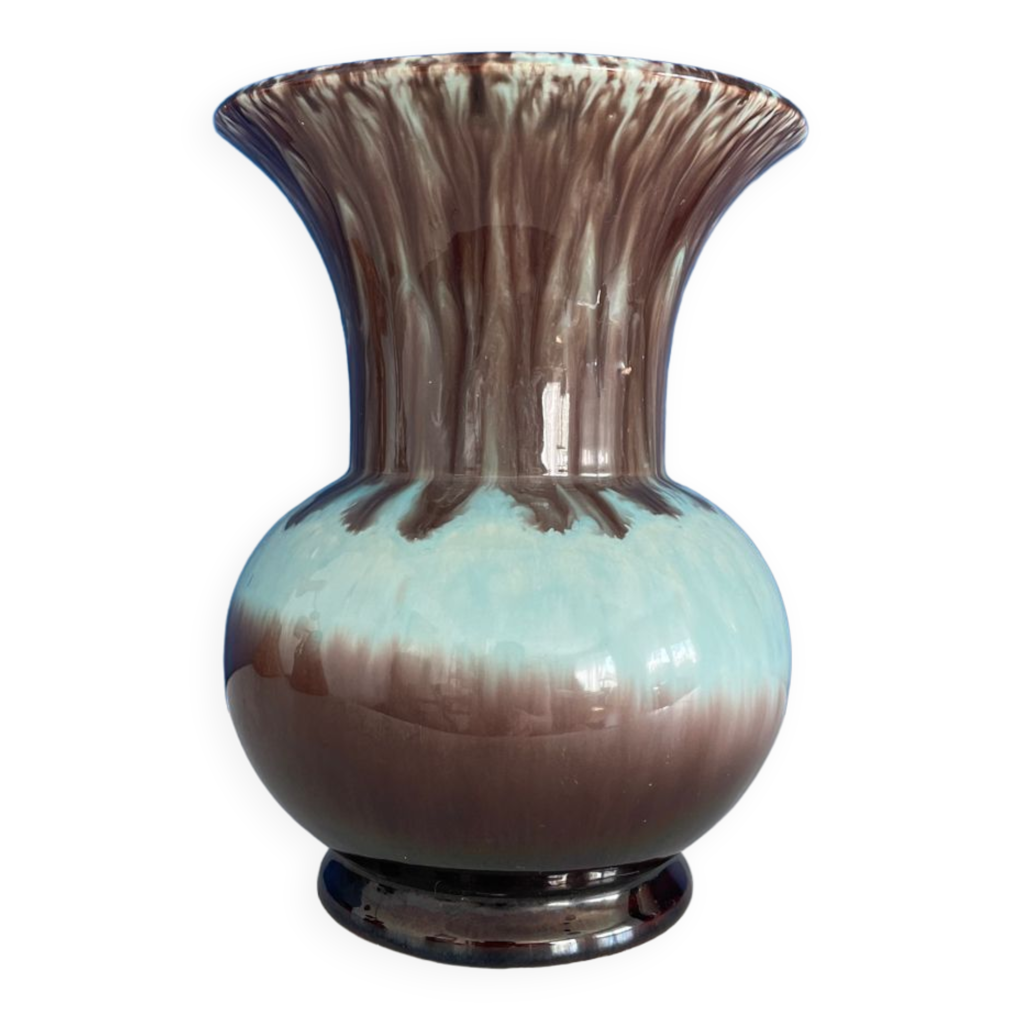 Blue and brown vase Germany
