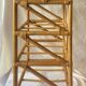 Commode vintage en rotin et bambou