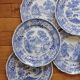 8 flat plates in earthenware "Burgenland" Villeroy and vintage Boch