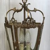 Golden bronze vestibule lantern