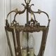Lanterne de vestibule en bronze doré