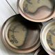 6 Arnon stoneware cheese plates.