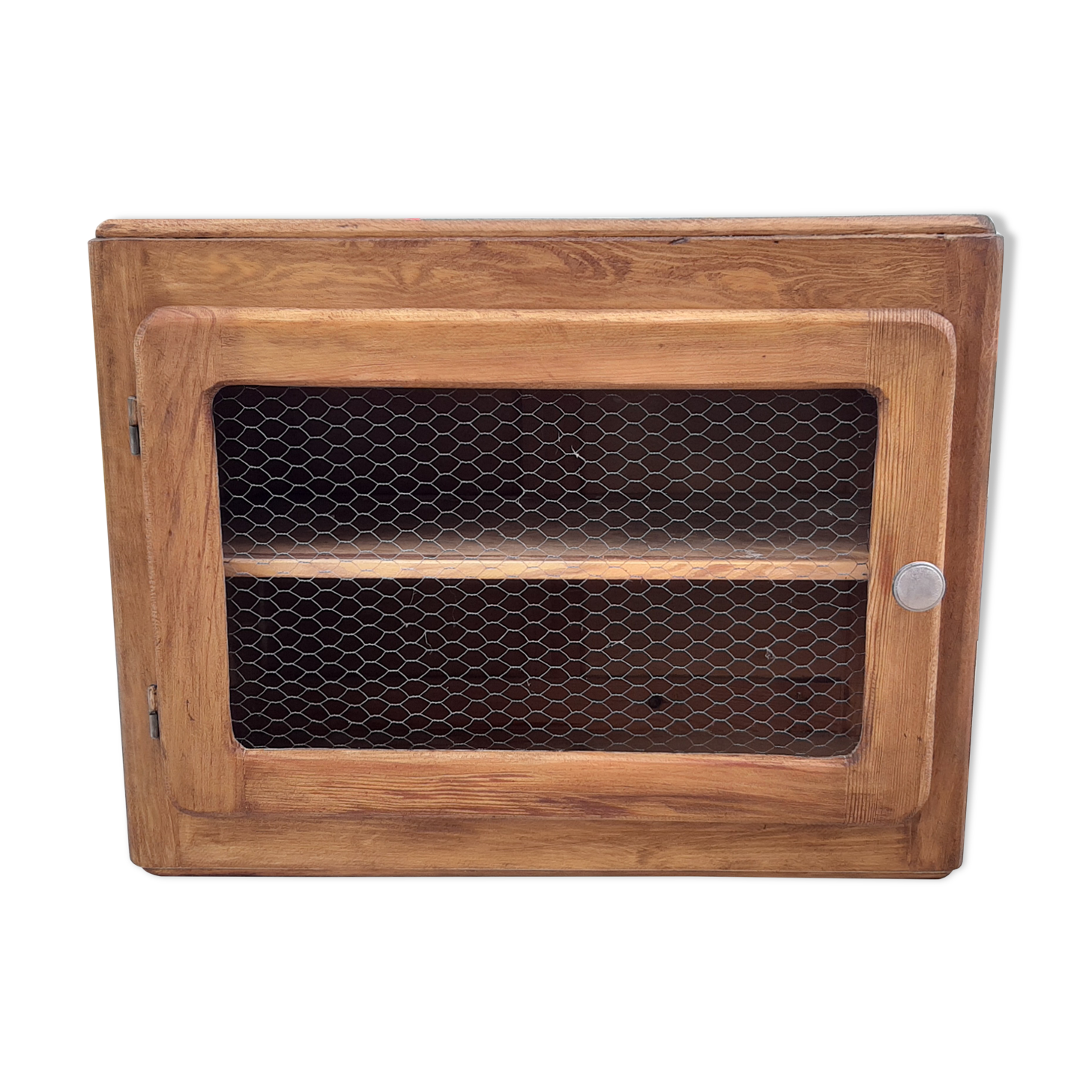 Industrial wood storage cabinet