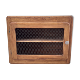Industrial wood storage cabinet