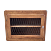 Industrial wood storage cabinet