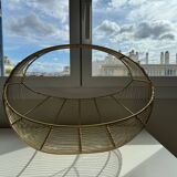 Gold metal magazine rack