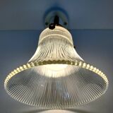 Brass porcelain glass wall light 1900