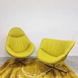 Dutch vintage design swivel chair 'Lips' Rohé Noordwolde 60s