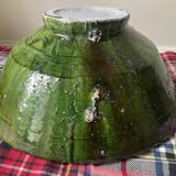 Emerald green Tamegroute salad bowl D28