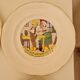Dessert plates nursery rhymes of digoin and sarreguemine