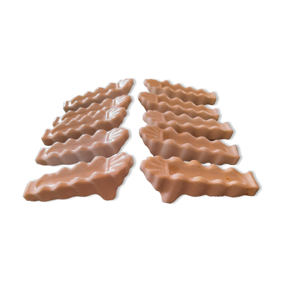 Set de 10 porte couteau en porcelaine