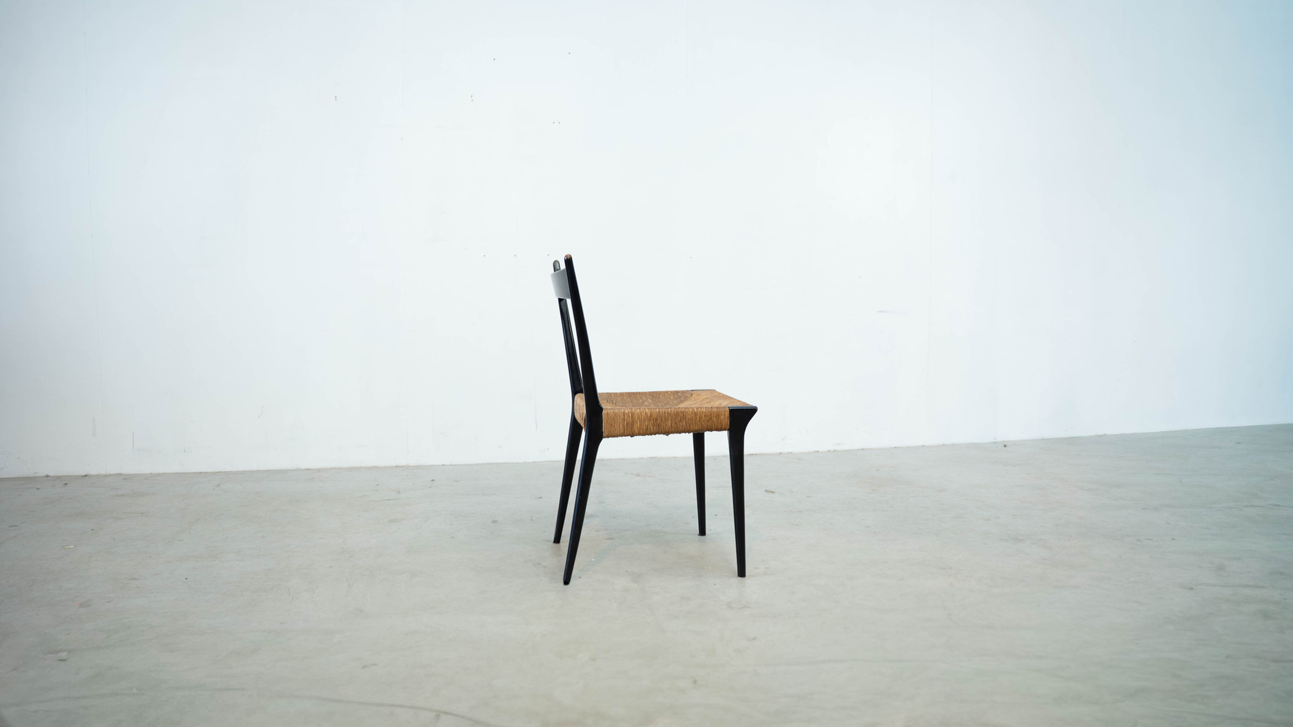 Set of six exceptional S11 dining chairs by Alfred Hendrickx