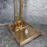 Brass articulated desk lamp