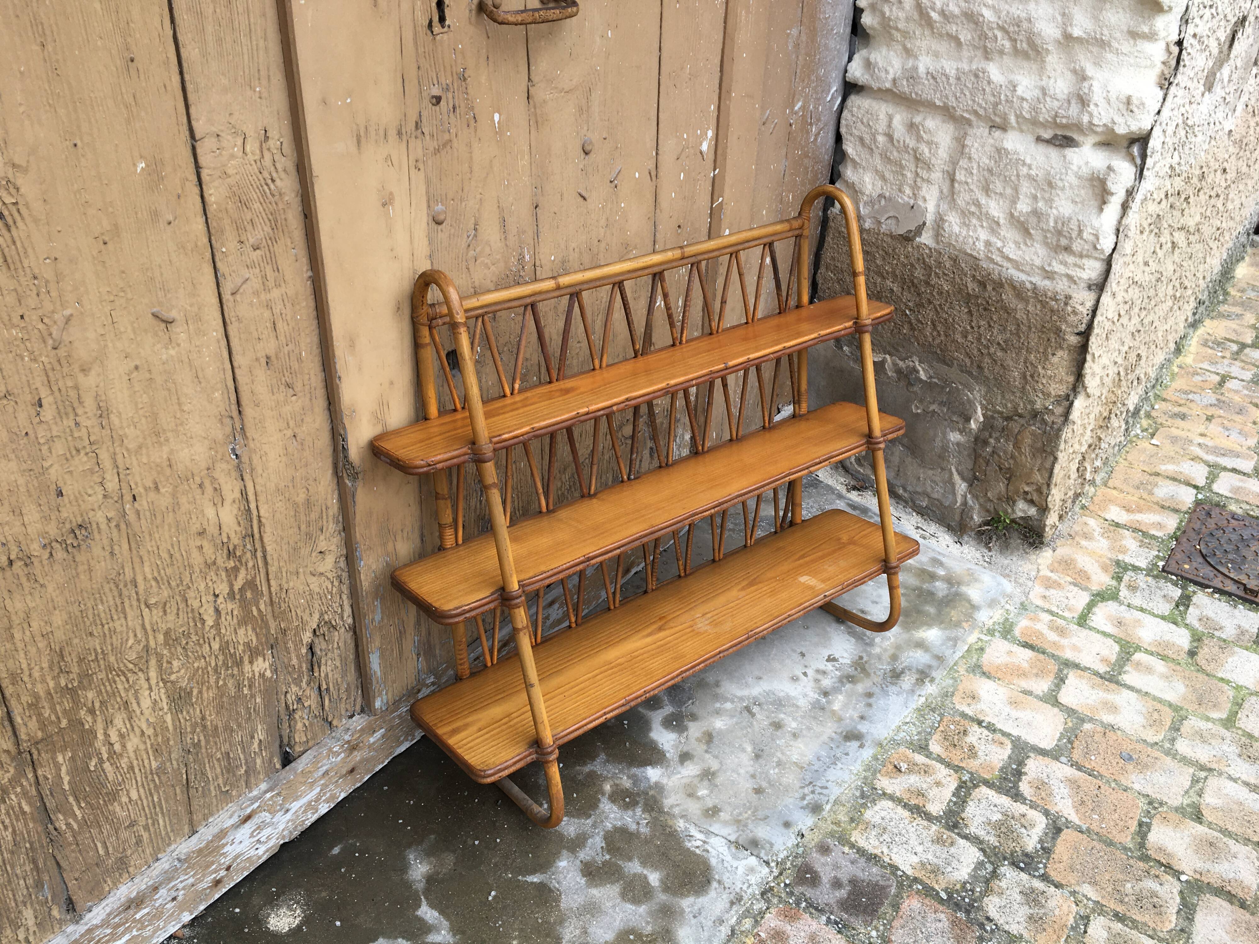 Decorazur rattan shelf