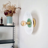 Opaline wall lamp